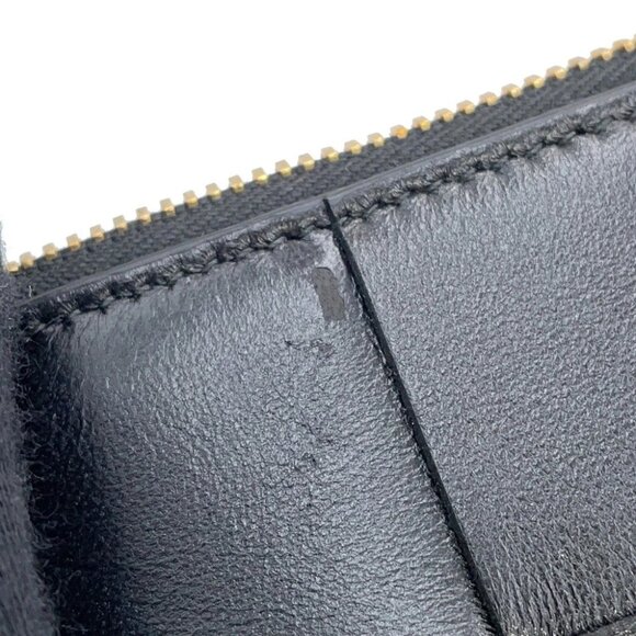 Bottega Veneta Maxi INTRECCIATO Cassette Card Case Leather Black 681010 - Picture 5 of 9